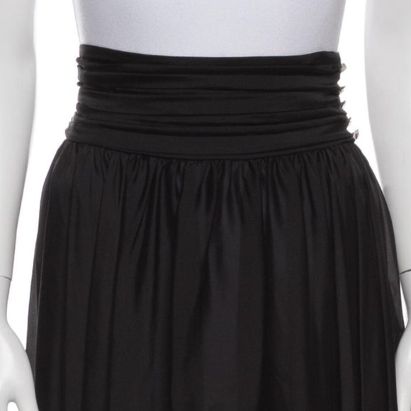 Alexandre Vauthier 100% Silk Featherweight Knee-Length Skirt * NEW * 65% OFF - Picture 8 of 10